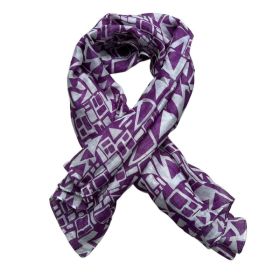 2pcs Purple Boho Square Scarf,Head Scarf,Luxe Look For Evening Wear,Scarf,vacation,daily Life,evening Party,Office Appropriate Subtlety For Women Men (Option: 1pcs)