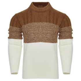Men's Knitted Sweater Fashion Long-sleeved Pullover Tops Fall And Winter Clothing (Option: 5 Style-S)