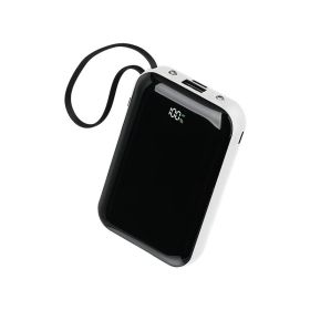 Portable Power Bank With Fast & Wireless Charging - High Capacity Battery Pack For IPhone, Android & AirPods, Travel-Friendly Emergency Charger With S (Option: BS480white)