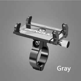 Aluminum Motorcycle Bike Bicycle Holder Mount Handlebar For Cell Phone GPS US (Option: Silver)