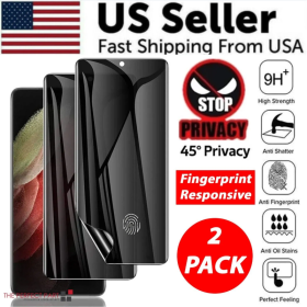 2-Pack Anti-Spy Privacy Hydrogel Screen Protector For  S23 Ultra Plus S22 (Option: Samsung Galaxy S22-1PC)