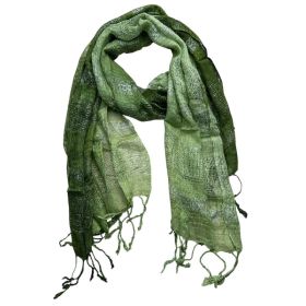 2pcs Lightweight Long Scarf With Metallic Shimmer,vacation,daily Life,evening Party,Office Appropriate Subtlety For Women Men,for Casual Outfits (Option: 1pcs)